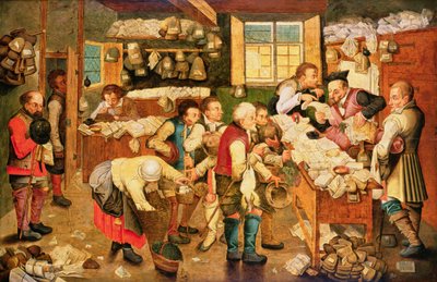 The Collector of Tithes by Pieter III Brueghel